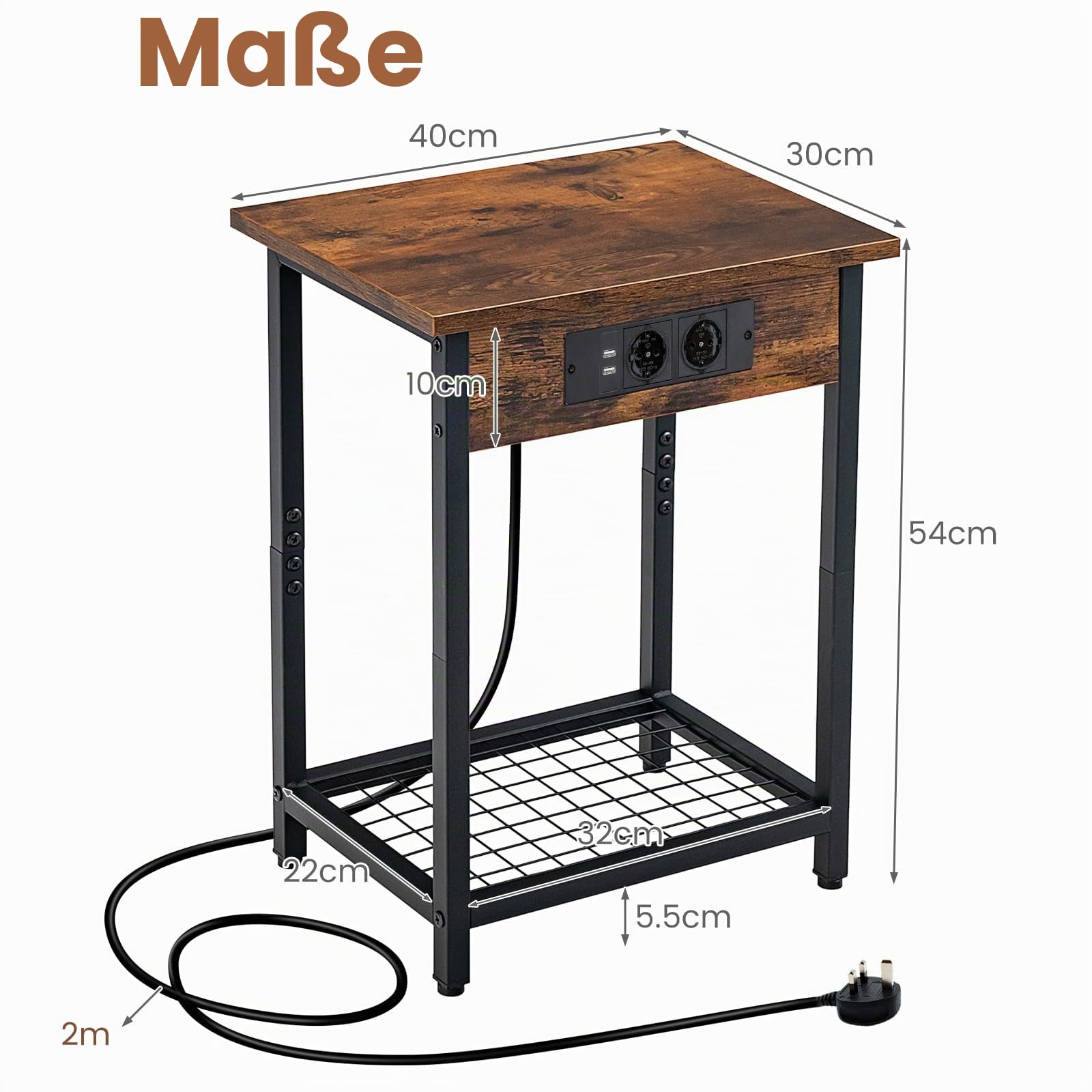 komfotteu-nachttisch-2er-set-mit-ladestation-40-x-30-x-54-cm image 3