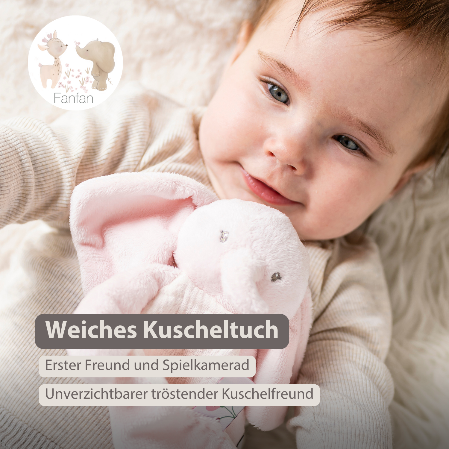 nattou-fanfan-baby-schmusetuch-elefant-25-x-20-cm-rosa image 2