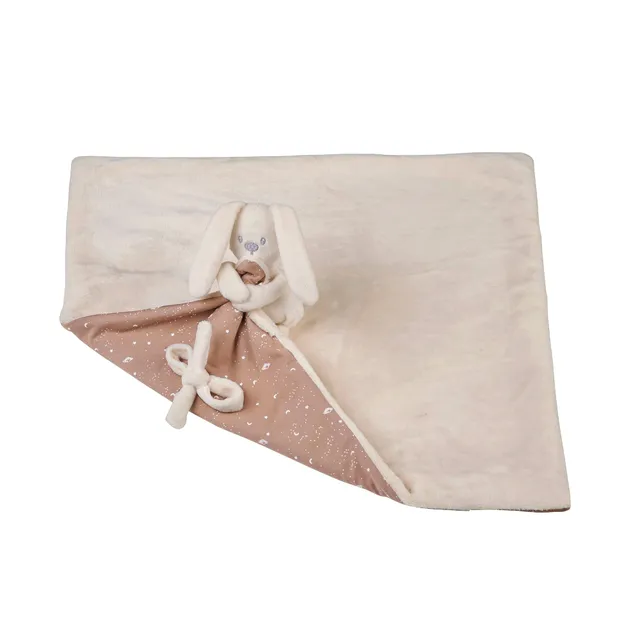 nattou-lapidou-schnuffeltuch-decke-kaninchen-mit-mini-pl-sch image 1