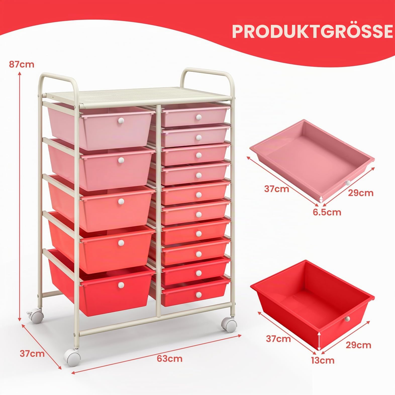 komfotteu-rollwagen-15-schubladen-rosa-62-5-x-37-x-87-cm-mit-r-dern image 3