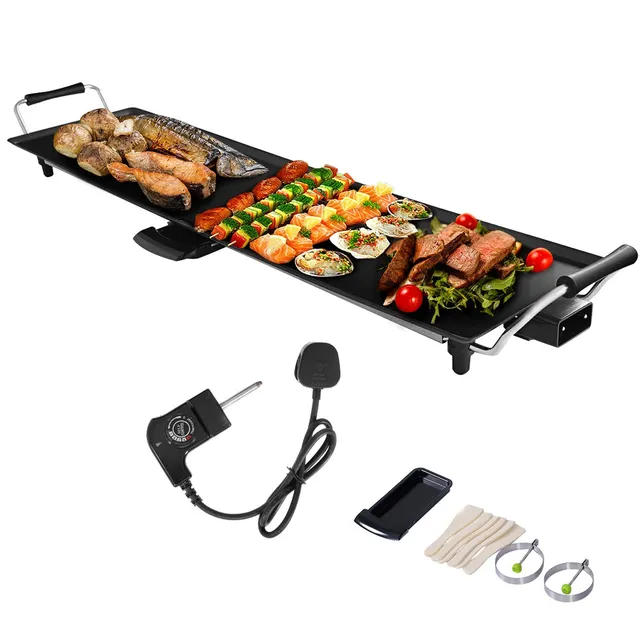 komfotteu-elektrogrill-1800w-tischgrill-90x23-cm-mit-antihaftbeschichtung image 1
