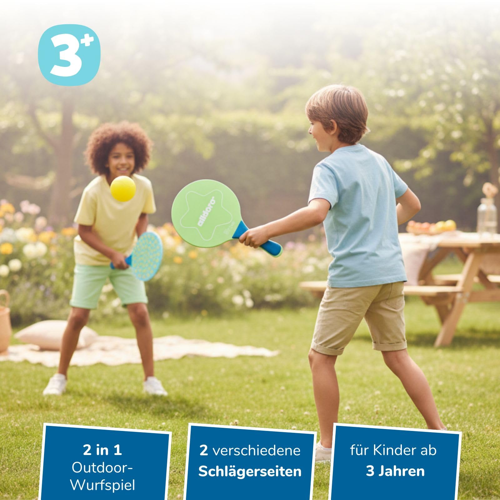 alldoro-2-in-1-beachball-set-schl-ger-2-b-lle image 2