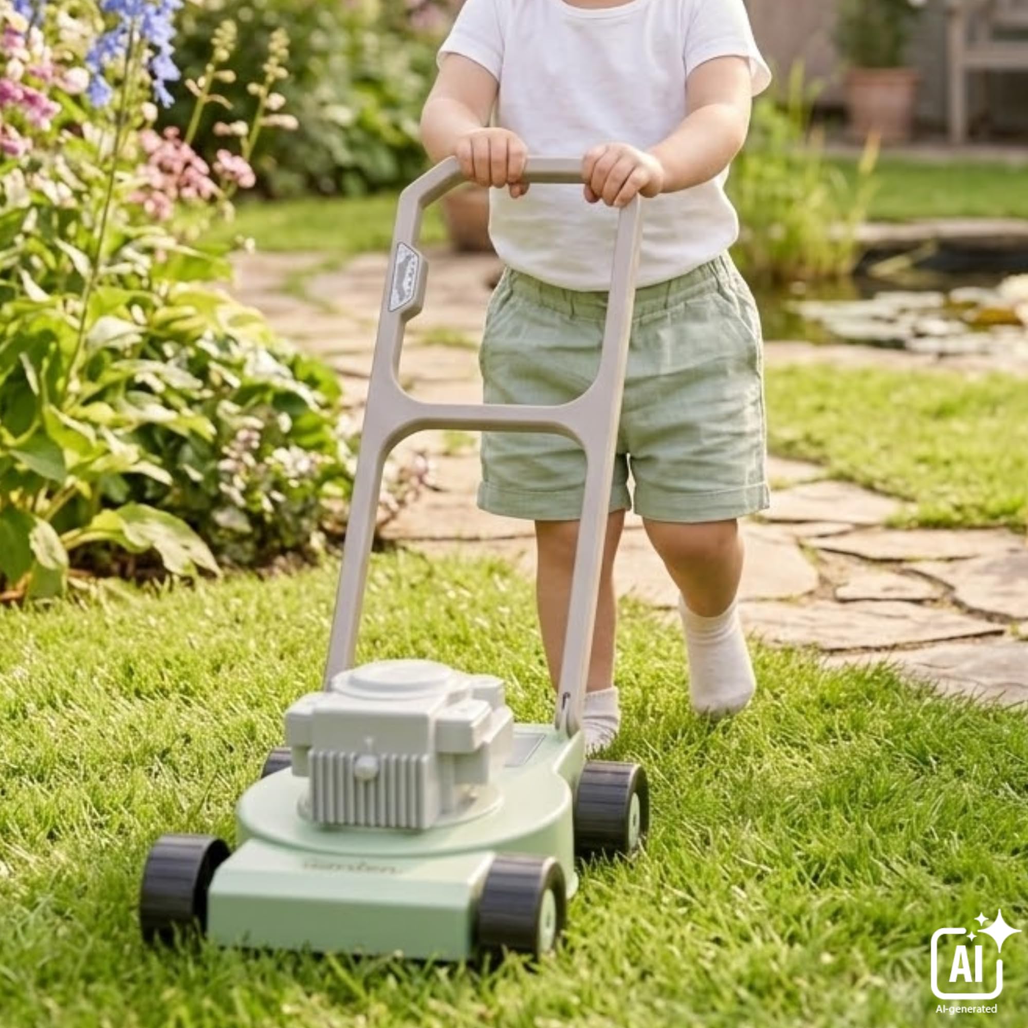 dantoy-green-garden-spielzeug-rasenm-her-mit-ger-usch-ab-2-jahren image 6