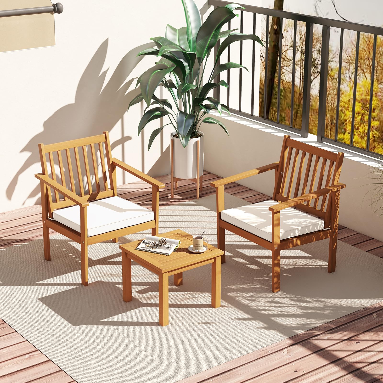 komfotteu-3-tlg-balkonm-bel-set-akazienholz-mit-kissen image 2