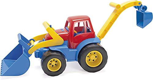dantoy-kinder-traktor-mit-frontlader-und-bagger-ab-2-jahre image 6