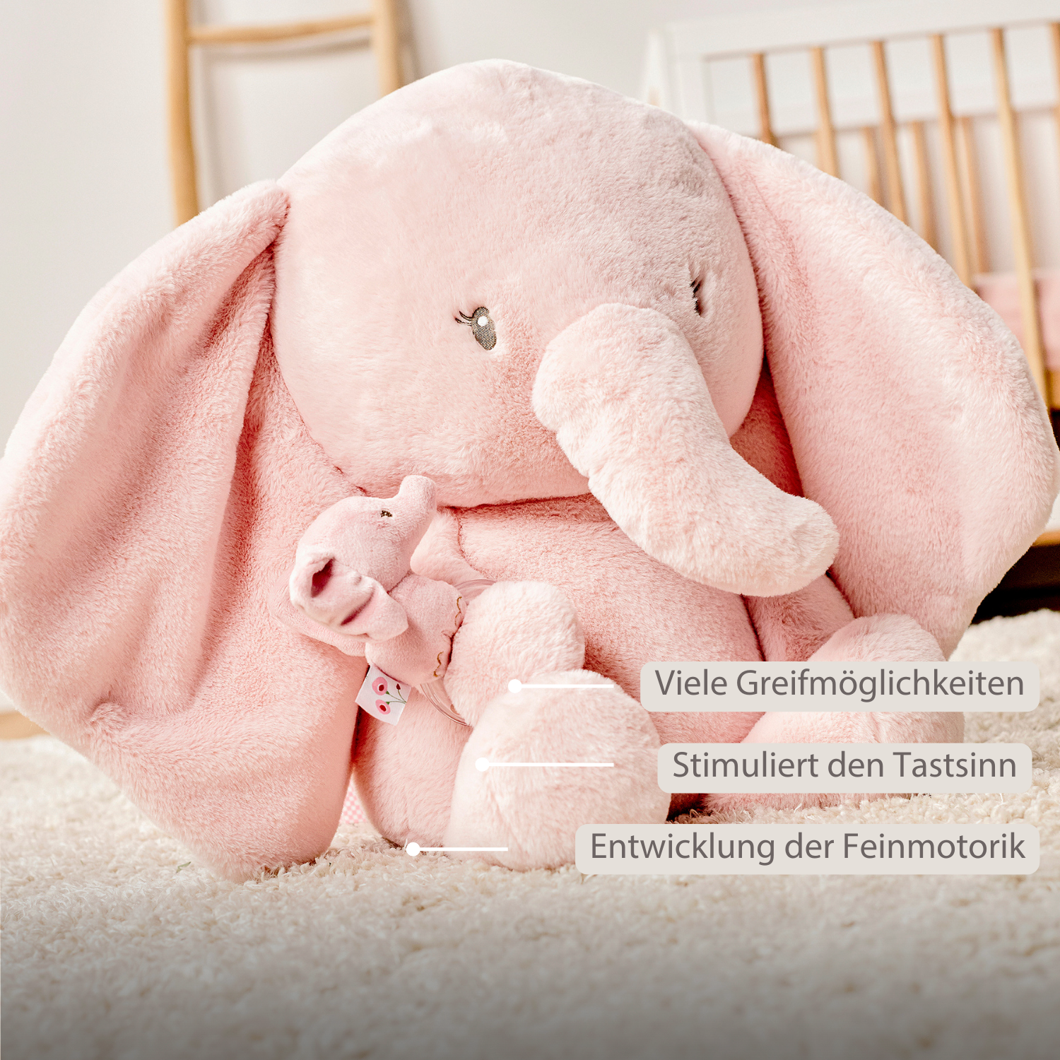 nattou-fanfan-maxi-kuscheltier-elefant-60-cm-rosa image 3