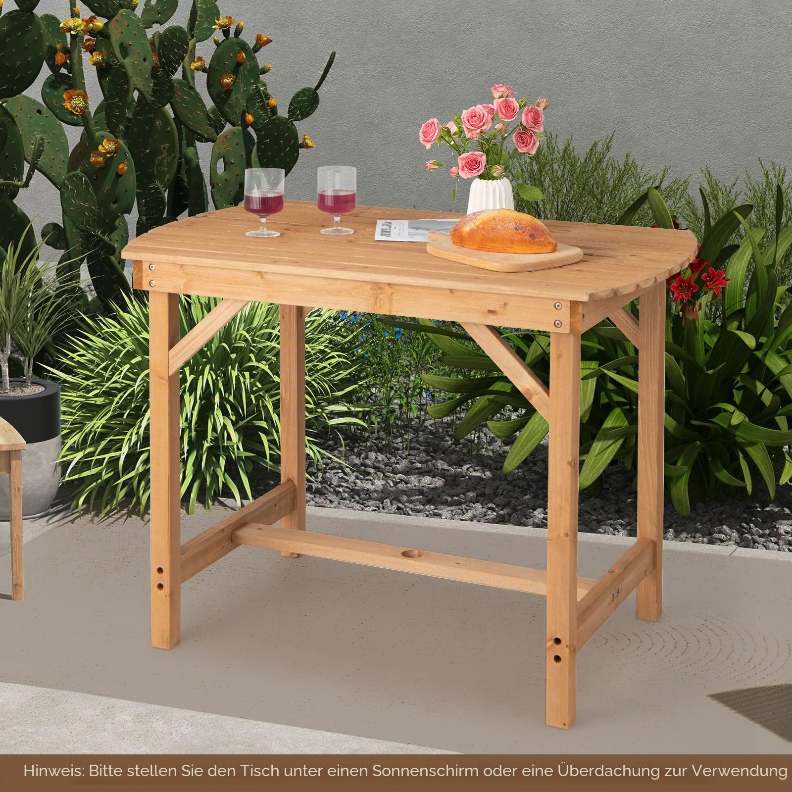 komfotteu-gartentisch-mit-sonnenschirmloch-tannenholz-100x60-5x75-cm image 7