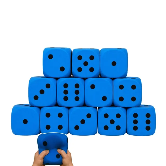 alldoro-xxl-schaumstoff-w-rfel-12er-set-15-cm-blau image 1