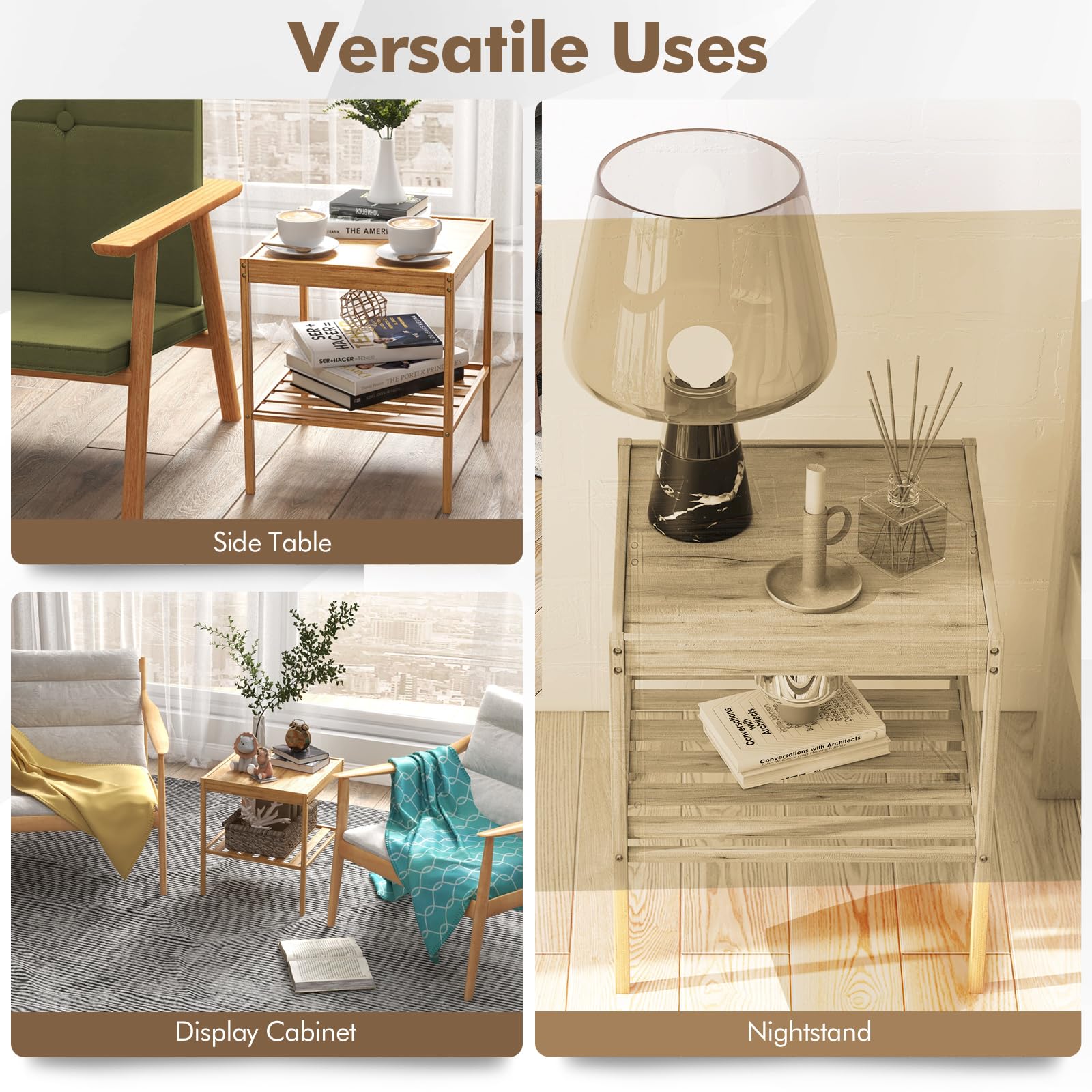 komfotteu-beistelltisch-aus-bambus-40x40x45-cm-mit-ablage-2er-set-natur image 4