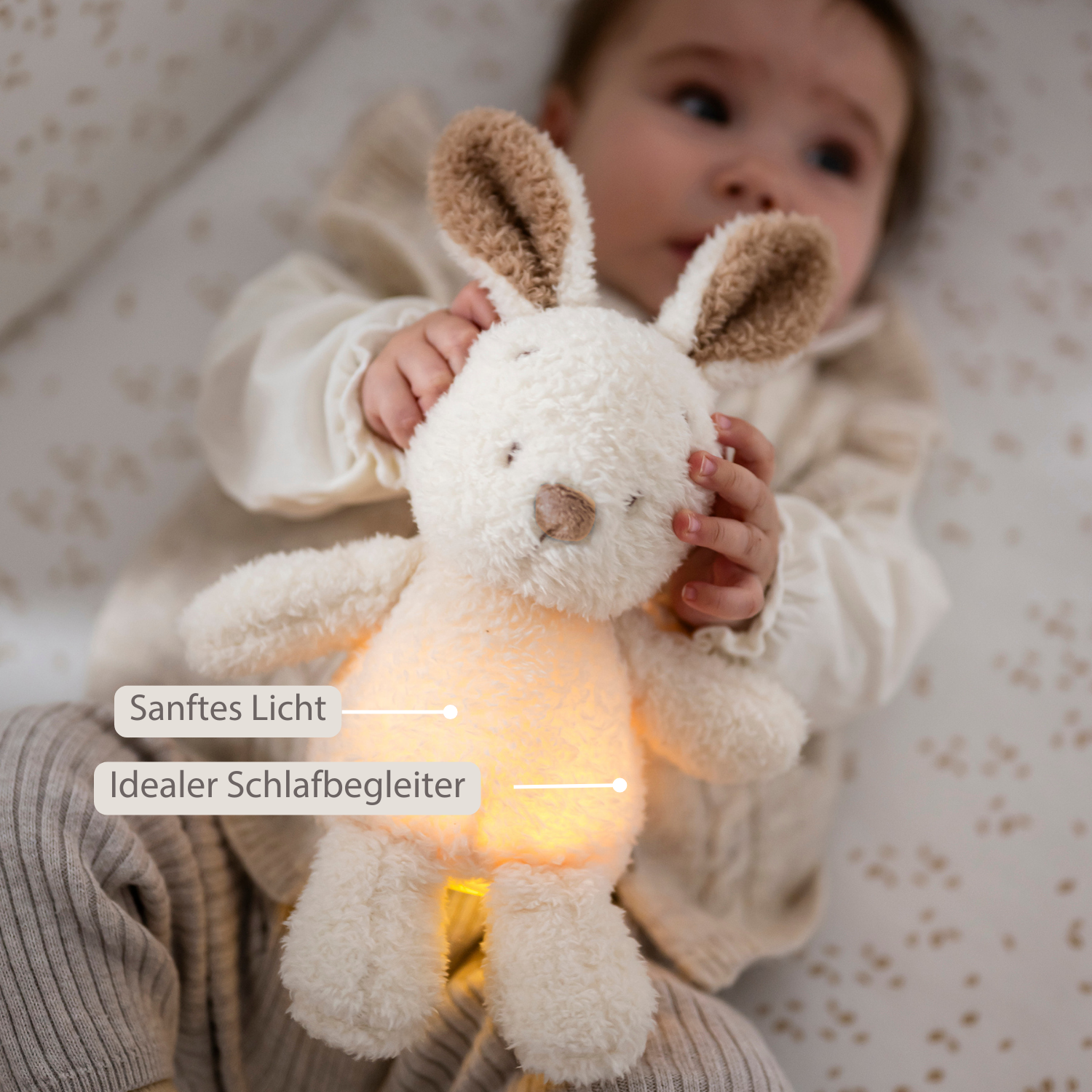 nattou-teddy-baby-nachtlicht-kaninchen-25-cm-beige image 3