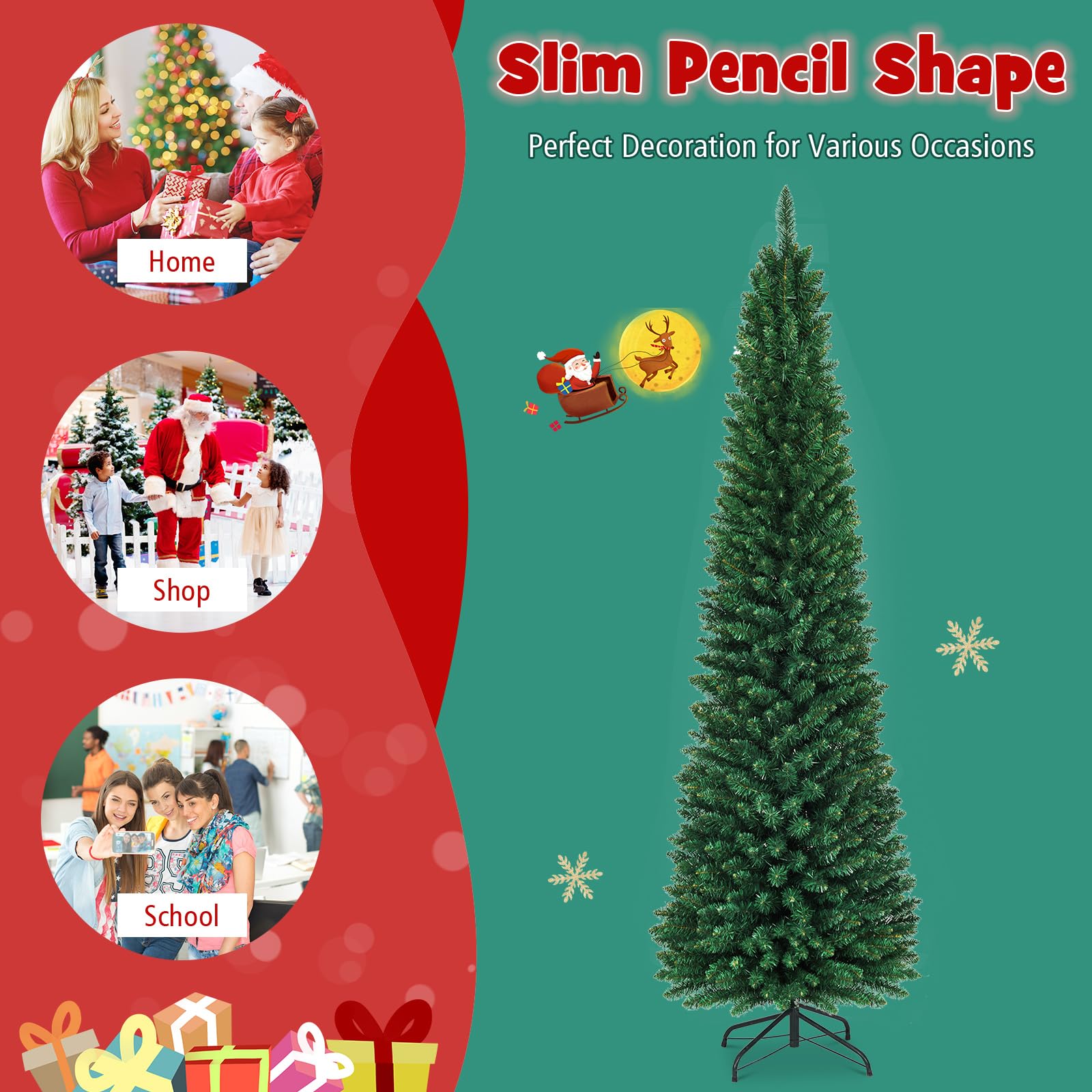 komfotteu-k-nstlicher-weihnachtsbaum-mit-1000-zweigspitzen-und-metallst-nder image 5