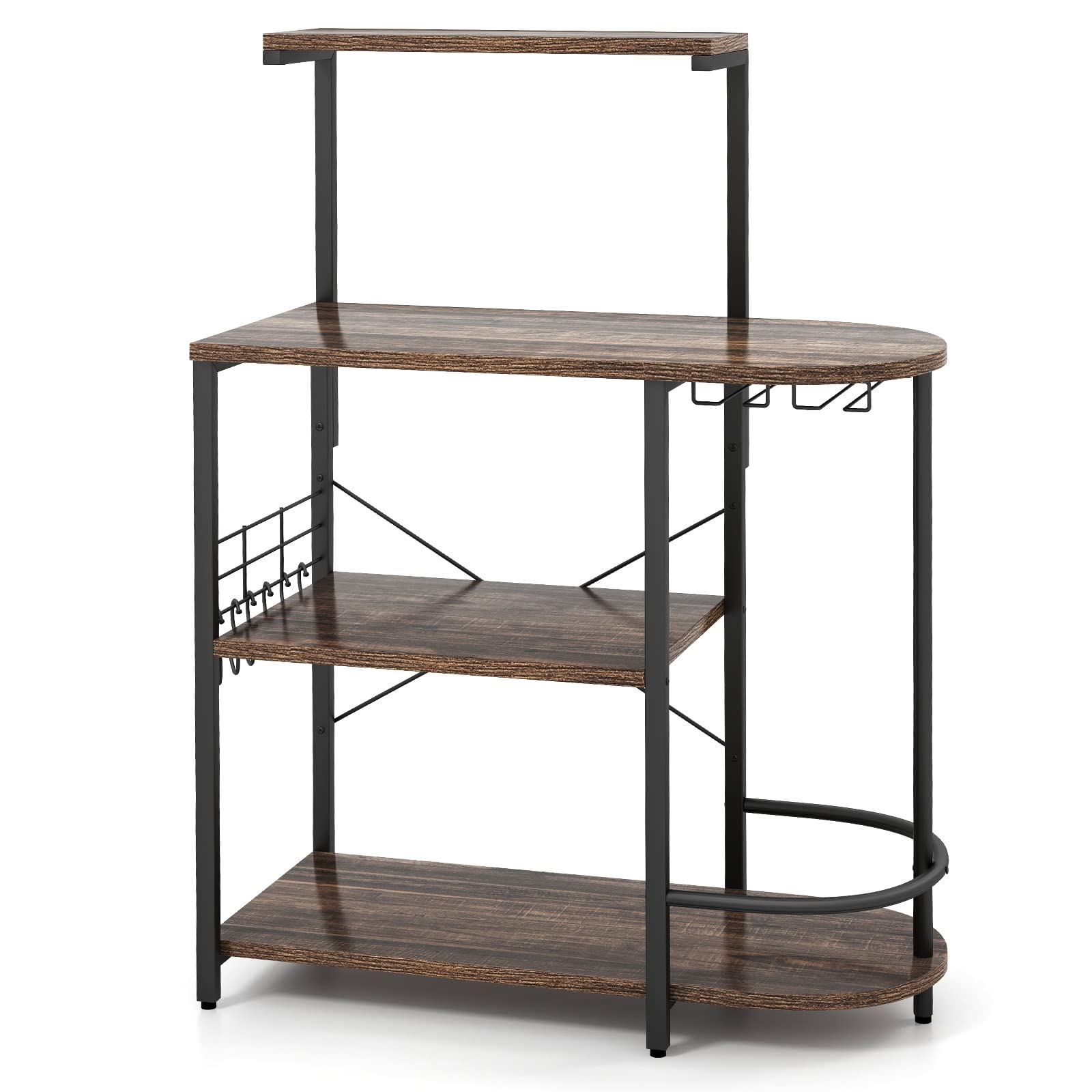 komfotteu-k-chenregal-4-etagen-mikrowellenregal-90x42x124-cm image 8