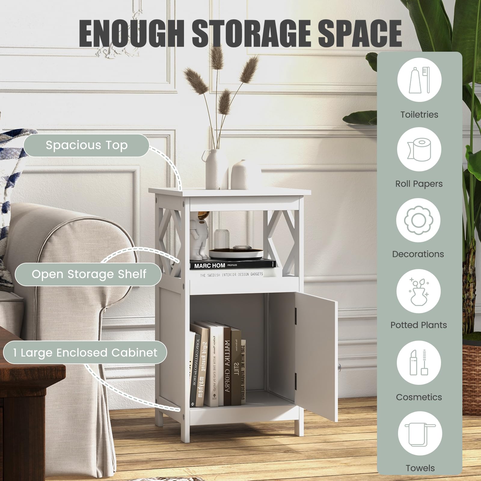 komfotteu-badschrank-standschrank-wei-40x40x74-cm-mit-t-r-ablage image 4