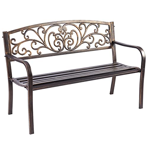komfotteu-gartenbank-metall-antik-bronze-127x60x85-cm-bis-280-kg image 8