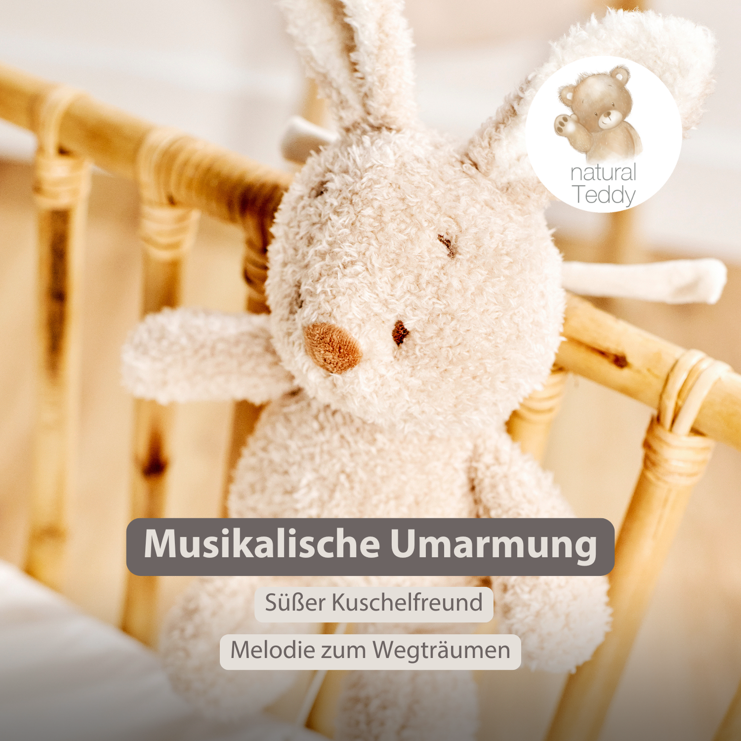 nattou-teddy-musik-kuscheltier-kaninchen-25-cm-beige image 2