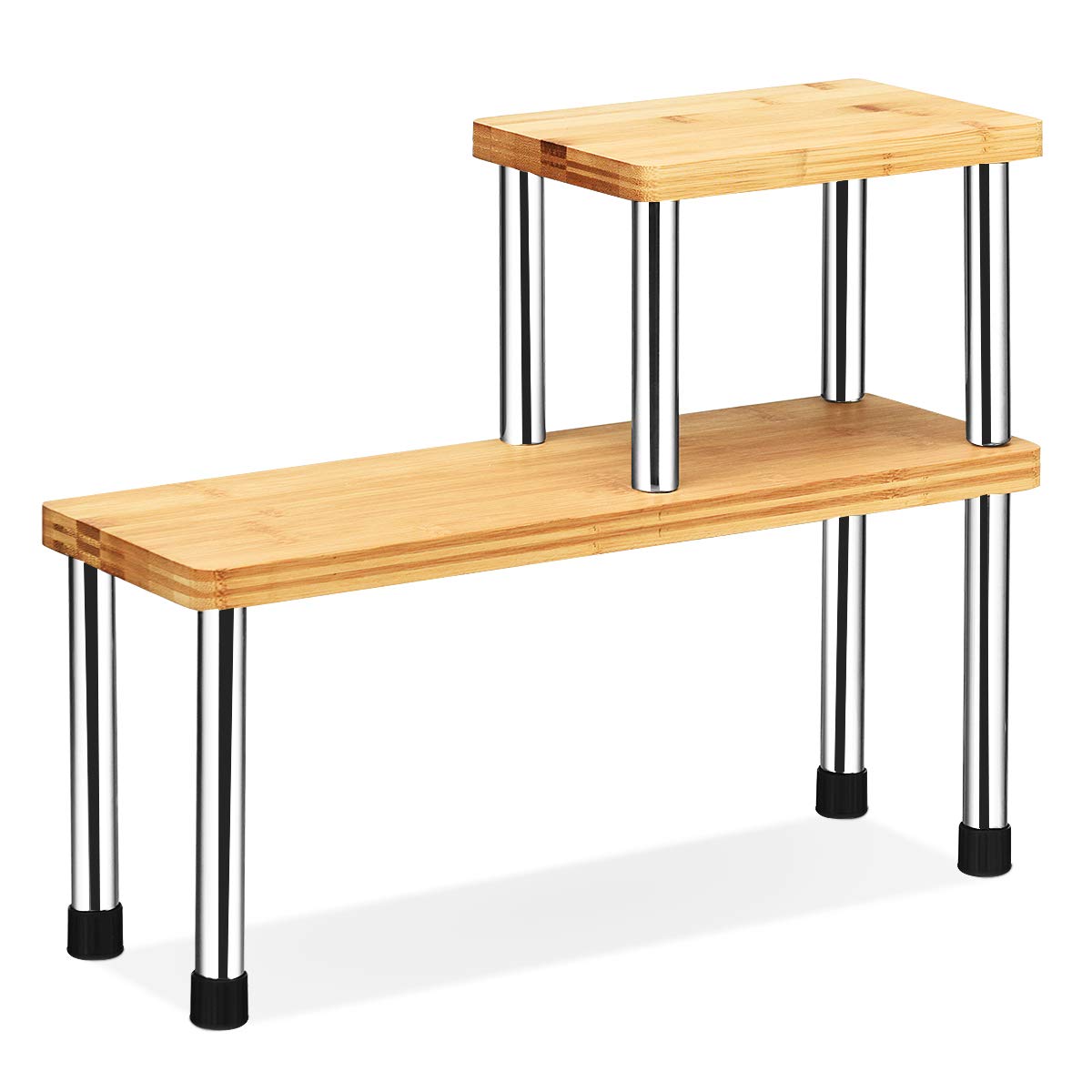 komfotteu-k-chenregal-bambus-edelstahl-gew-rzregal-2-ablagen-verstellbar image 8
