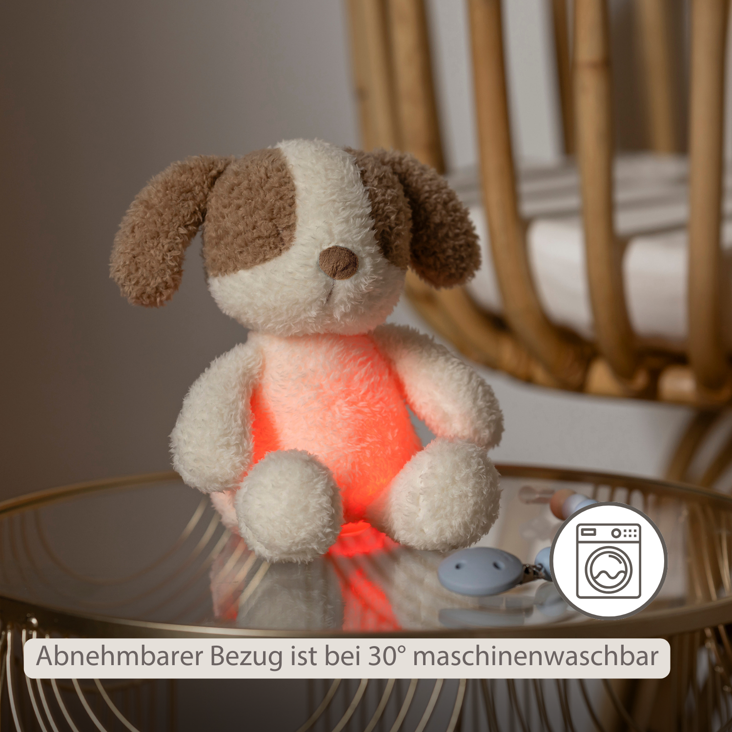 nattou-teddy-baby-nachtlicht-hund-25-cm-beige image 4