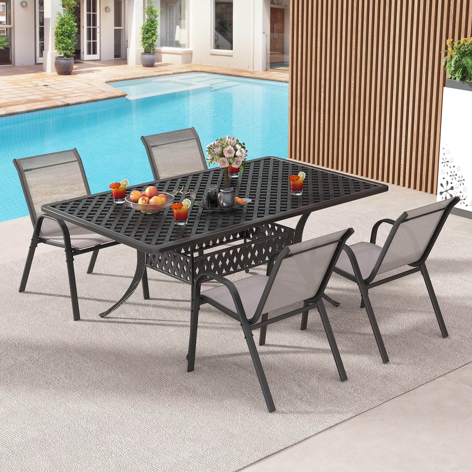 komfotteu-gartenst-hle-4er-set-stapelbar-grau-56x70x84-cm-mit-armlehnen image 2