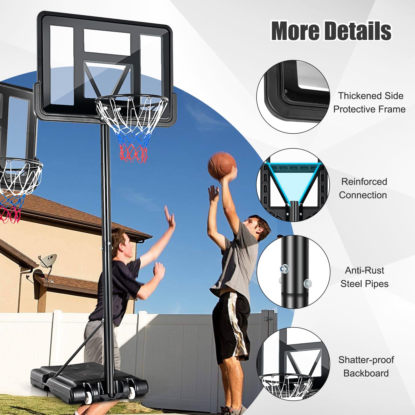 komfotteu-basketballst-nder-h-henverstellbar-130-305-cm-mit-rollen-und-45-cm-kor image 4