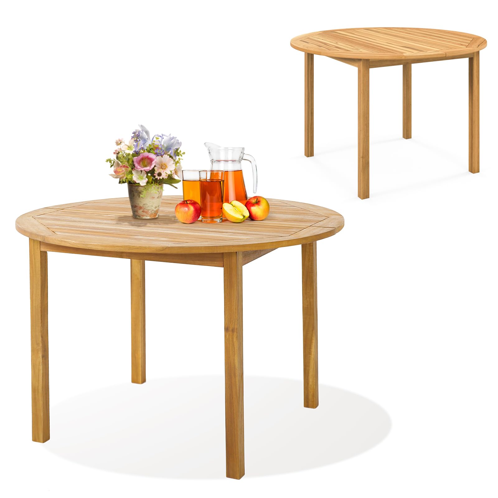 komfotteu-gartentisch-akazienholz-rund-100-cm-f-r-4-personen image 1