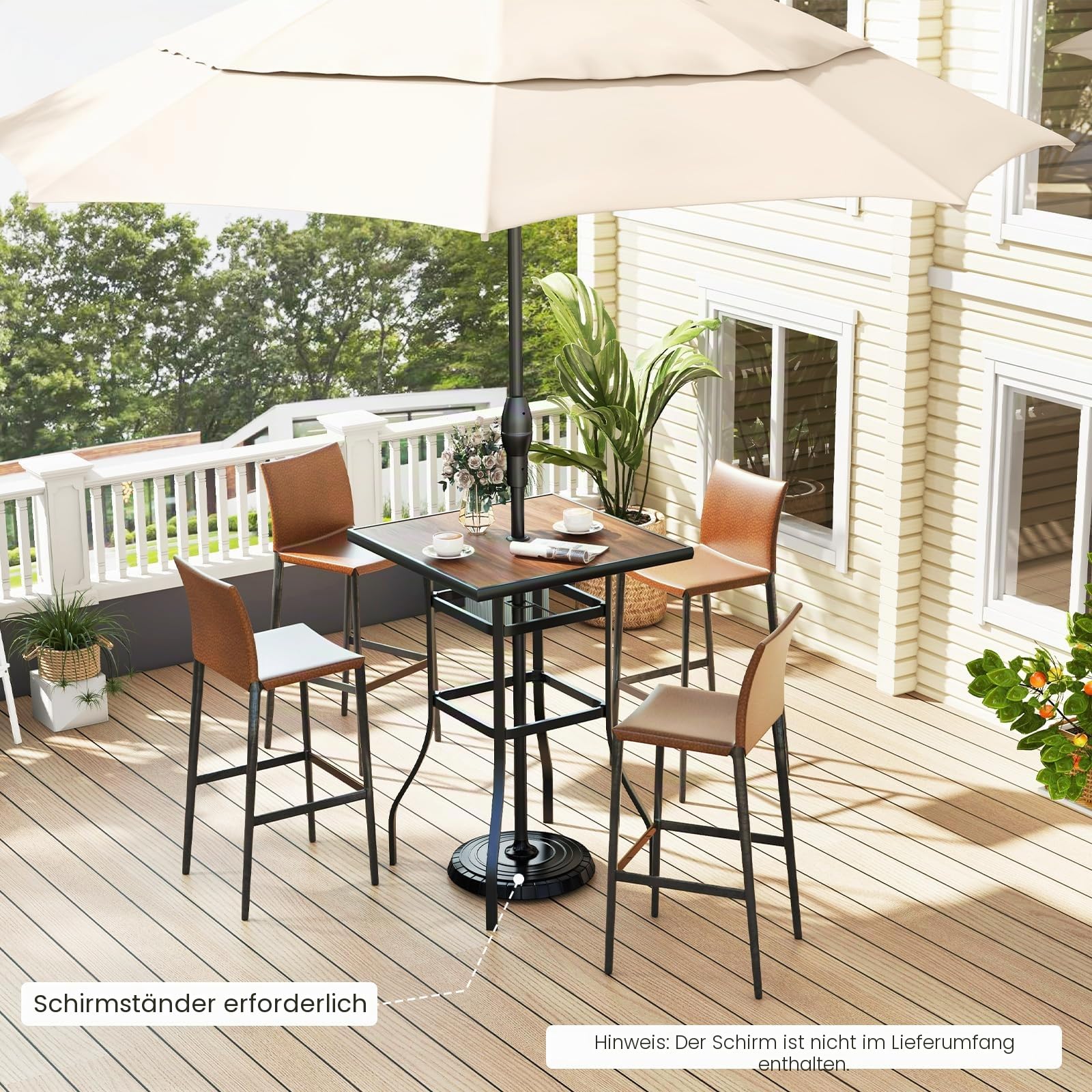komfotteu-gartentisch-bistrotisch-quadratisch-70x70x102-cm-metall image 7