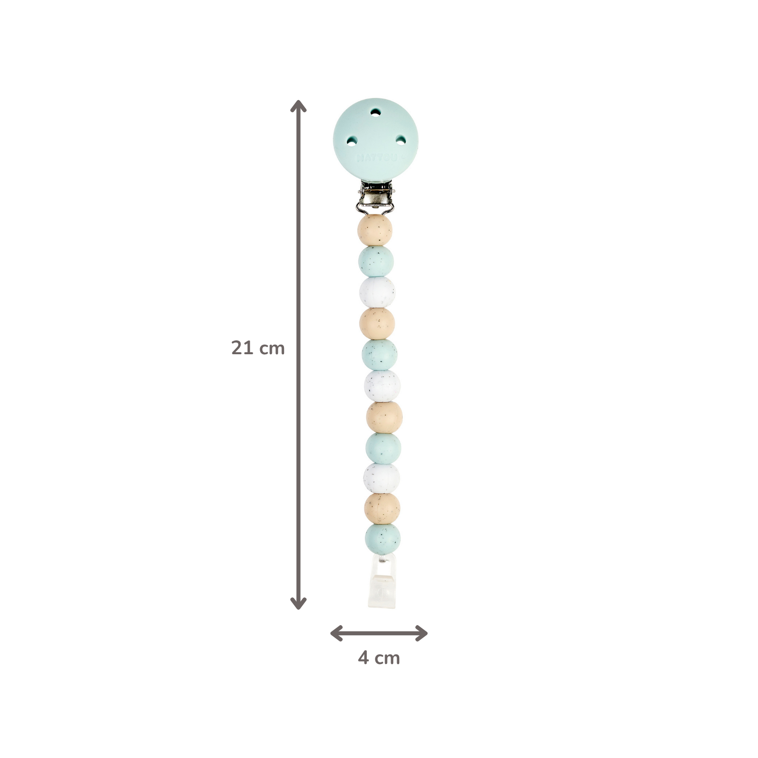 nattou-silikon-schnullerkette-21-cm-multi-gr-n image 6