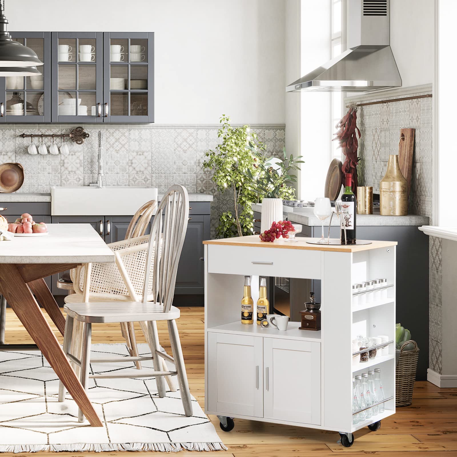 komfotteu-k-chenwagen-82x46x92-cm-mit-arbeitsplatte-und-gew-rzregalen-wei image 2