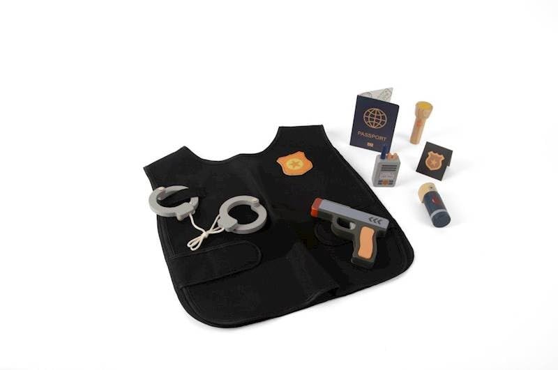 dantoy-holz-polizei-spielset-8-teilig-ab-3-jahren image 1
