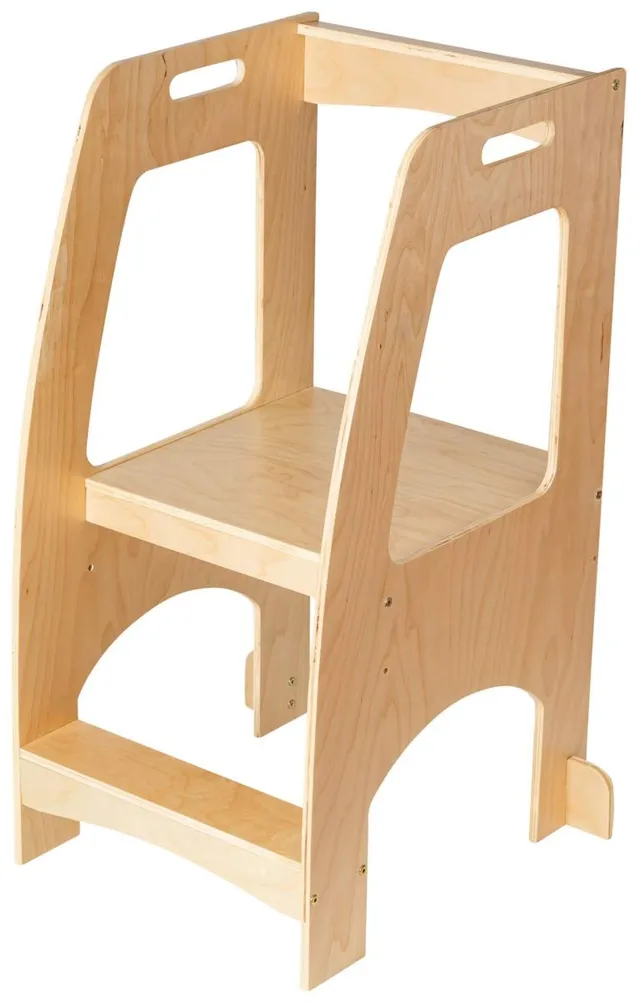 mamabrum-lernturm-tritthocker-f-r-kinder-zweistufig-massivholz-gro image 1